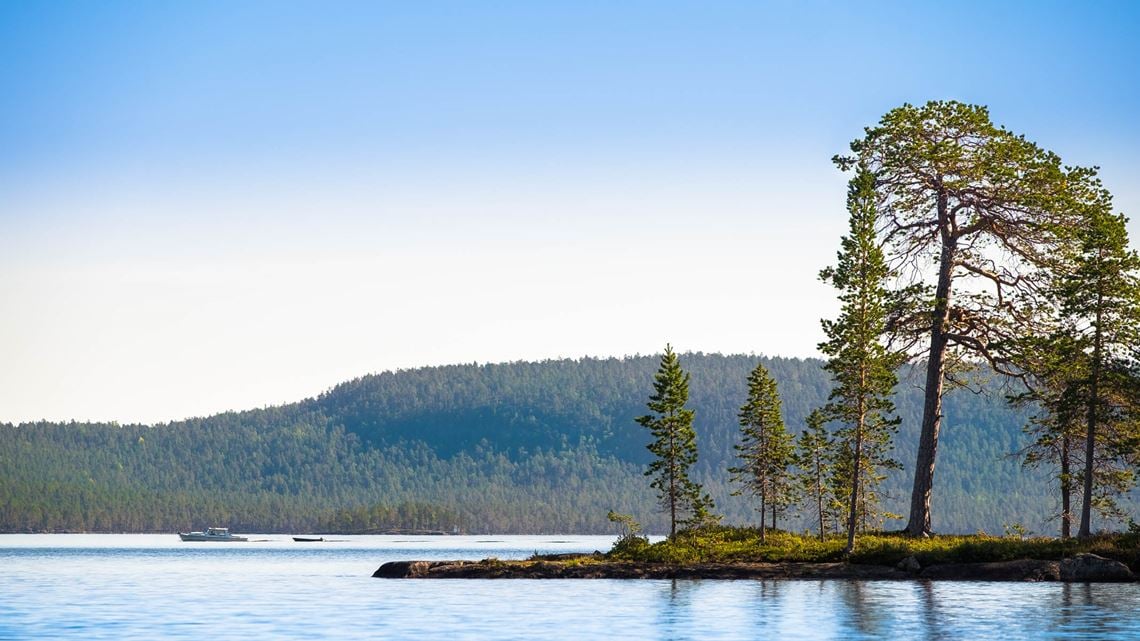 Picture with Finnish landscape